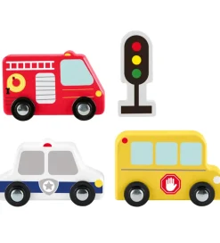 Fisher Price Biler - Træ - Små Køretøjer