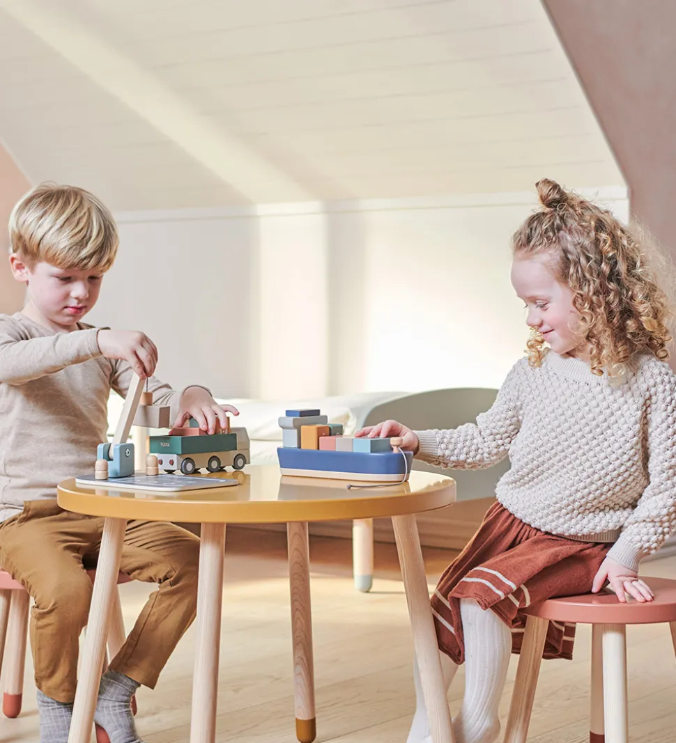 Flexa Containerskib - Træ - Play - 6 Dele - Multi