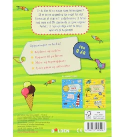 Forlaget Bolden Aktivitetsbog - Min Sjove Ferie Opgavebog