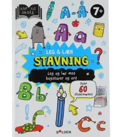 Forlaget Bolden Aktivitetsbog - Leg og Lær: Stavning - Dansk