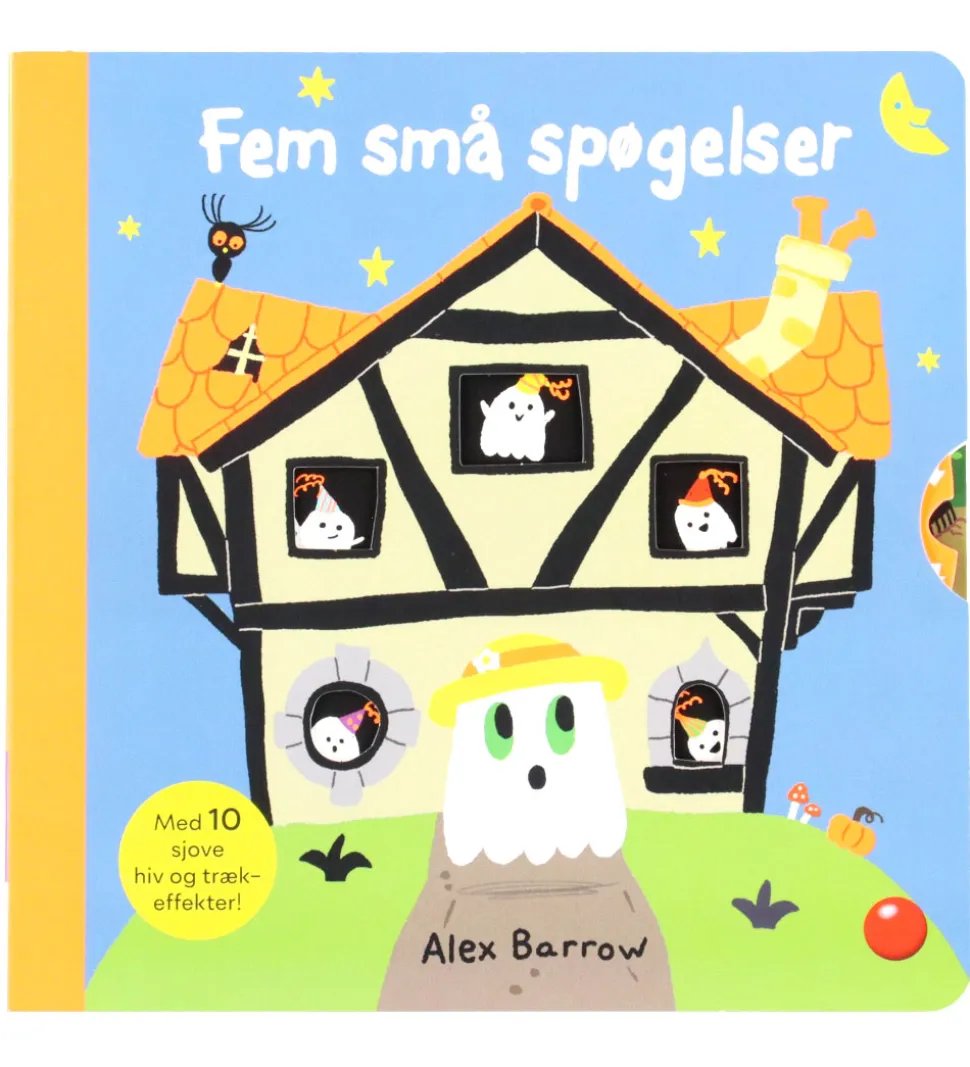 Forlaget Bolden Bog m. Effekter - 5 Små Spøgelser - DA