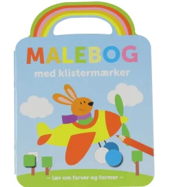 Forlaget Bolden Malebog m. Klistermærker - Flyver