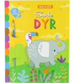 Forlaget Carlsen Malebog - Mal og leg - m. Farver og Pensel