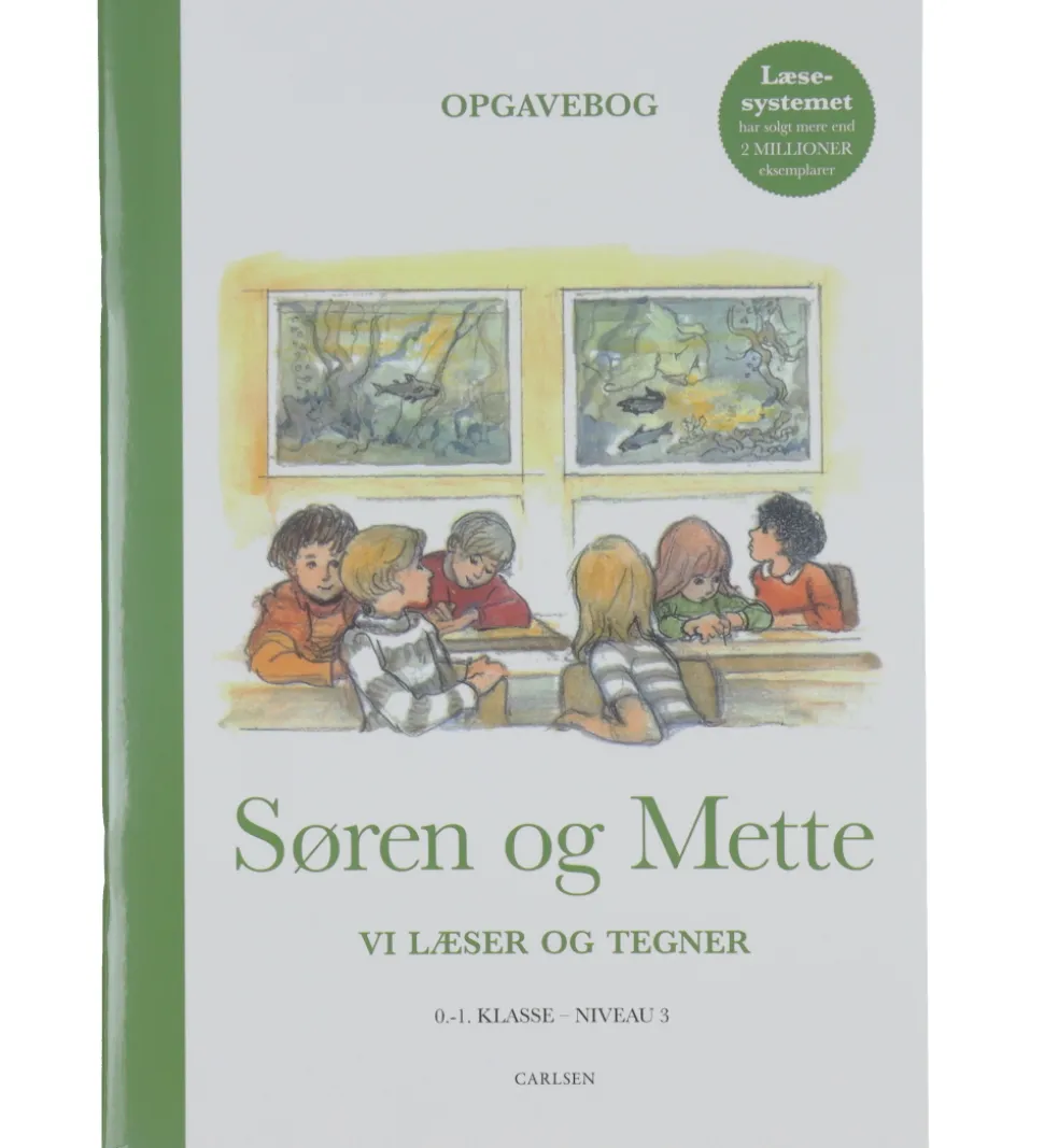 Forlaget Carlsen Opgavebog - Søren og Mette Vi Læser og Tegner -