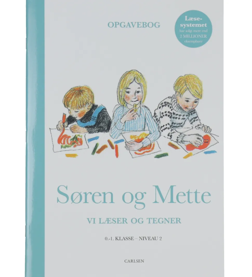 Forlaget Carlsen Opgavebog - Søren og Mette Vi Læser og Tegner -