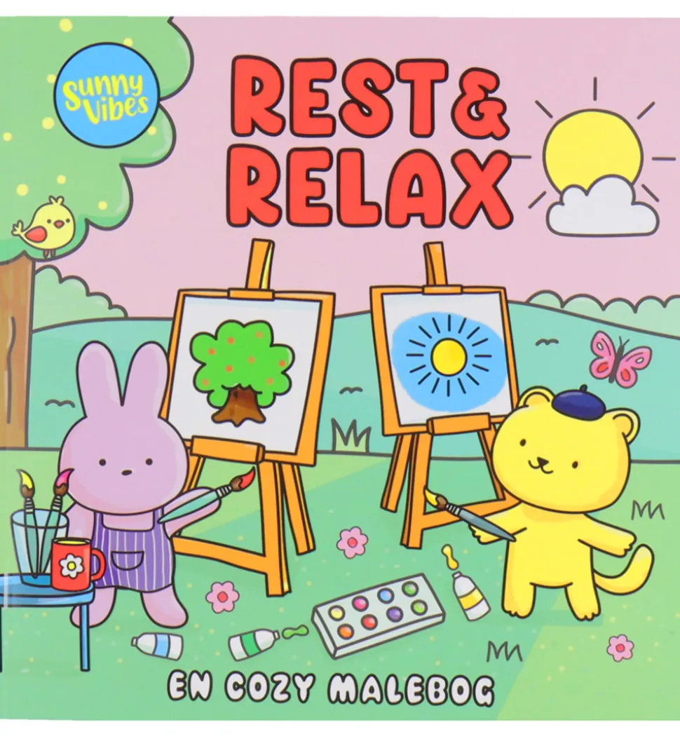 Forlaget Tukan Malebog - Cozy Time - Sunny Vibes: Rest & Relax