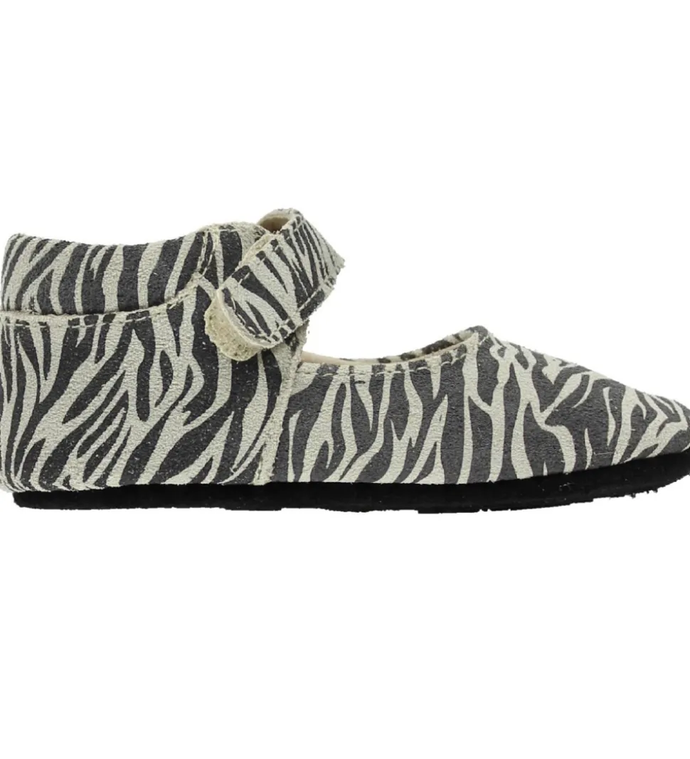 Fuzzies Ballerina Hjemmesko - Tess - Zebraprint