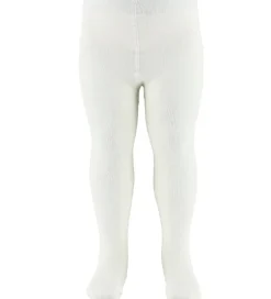 Fuzzies Strømpebukser - Uld/Bomuld - Mælkehvid
