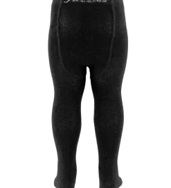 Fuzzies Strømpebukser - Uld/Bomuld - Sort