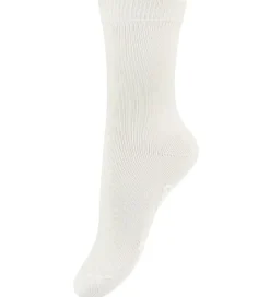 Fuzzies Strømper m. Antiskrid - Hvid