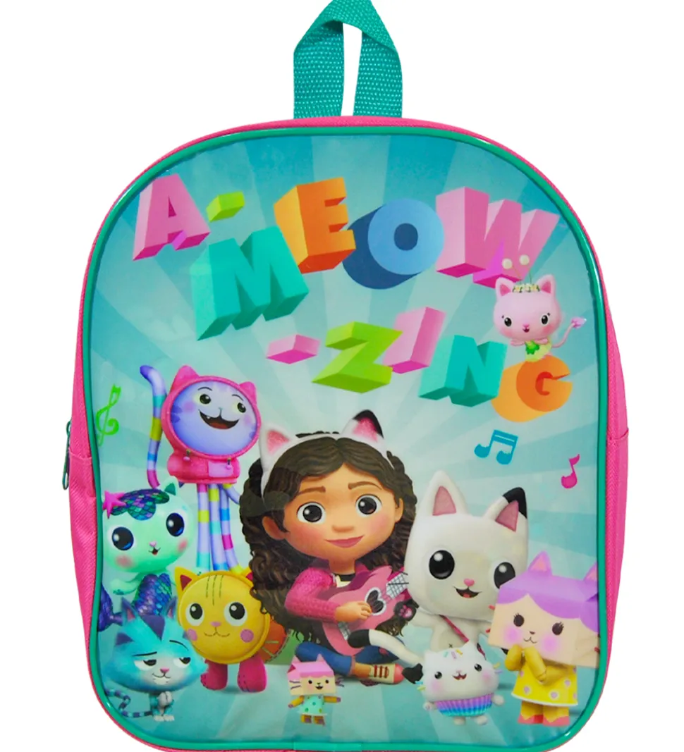 Gabby's Dollhouse Børnehavetaske - Rosa m. Print