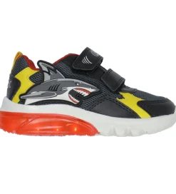 Geox Blinkesko - J Ciberdron - Dk Grey/Yellow