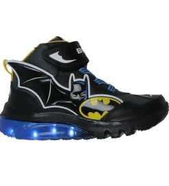 Geox Støvler m. Lys - J Ciberdron - Sort/Gul m. Batman