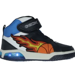 Geox Støvler m. Lys - J Inek B C - Navy/Lt Blue