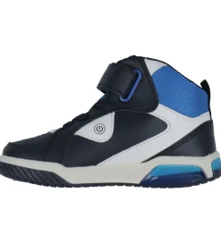 Geox Støvler m. Lys - J Inek B C - Navy/Lt Blue