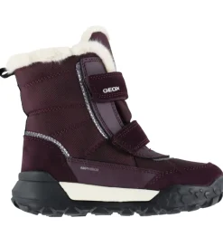 Geox Vinterstøvler - Tex - J Trekkyup B ABX - Dk Burgundy