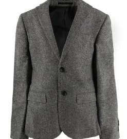 Grunt Blazer - Uld/Polyester - Salt & Pepper