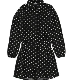 Grunt Buksedragt - Lisbeth - Sort m. Prikker