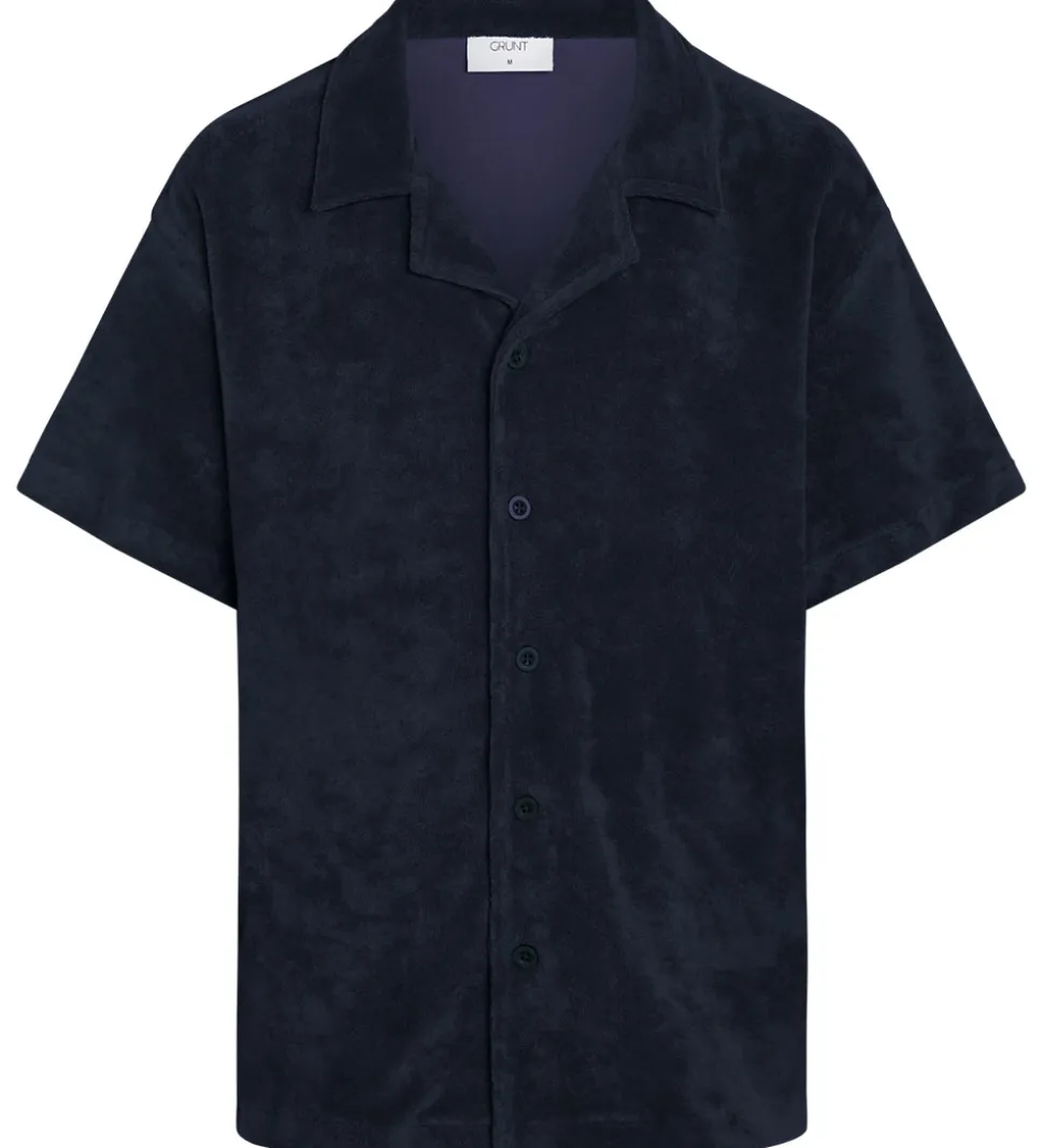 Grunt Skjorte - GRAugust Terry - Navy