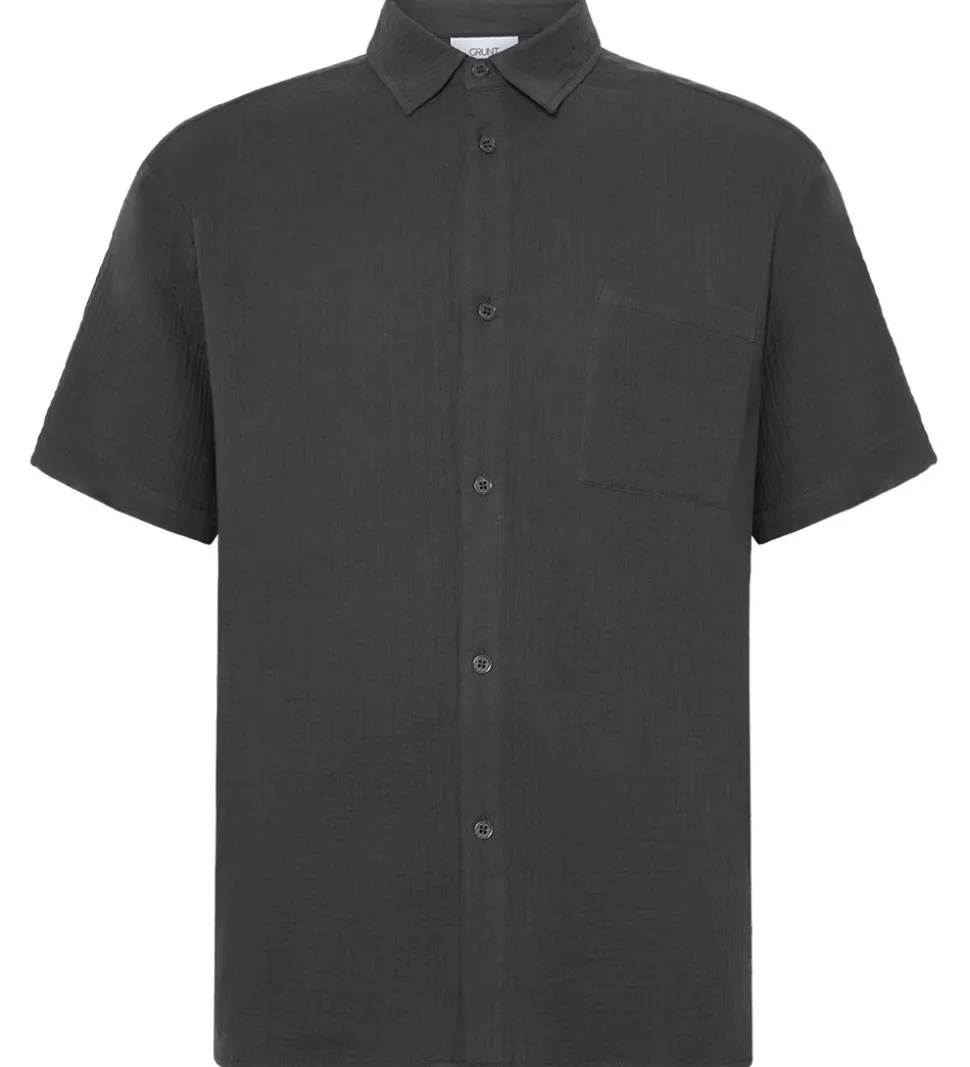 Grunt Skjorte - Musselin - GrOla - Grå
