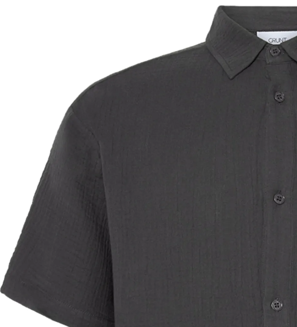 Grunt Skjorte - Musselin - GrOla - Grå