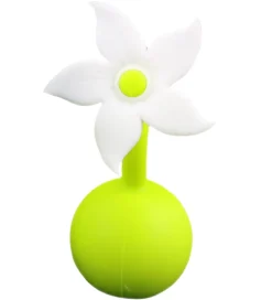 Haakaa Blomsterstopper til Brystpumpe - Hvid/Grøn