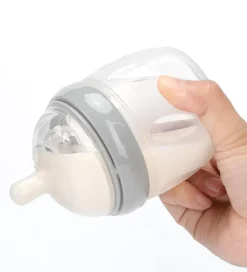 Haakaa Sutteflaske - 160 ml - Silikone - Grå