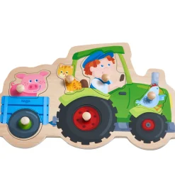 HABA Puslespil - 6 Brikker - Træ - Traktor