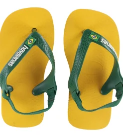Havaianas Klipklapper - Baby Brasil Logo II - Pop Yellow/Amazon