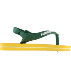 Havaianas Klipklapper - Baby Brasil Logo II - Pop Yellow/Amazon