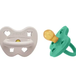 Hevea Sutter - 3-36 mdr - 2-pak - Naturgummi - Green/Soft Pebble