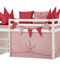 Hoppekids Forhæng Til Halvhøj Seng - 70x160 cm - Princess