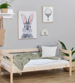 Hoppekids Juniorseng - ECO Comfort - 166x76x65 cm - Natural Wood