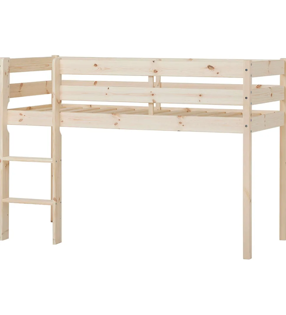 Hoppekids Seng - Halvhøj - ECO Comfort - 166x76x114 cm - Natural