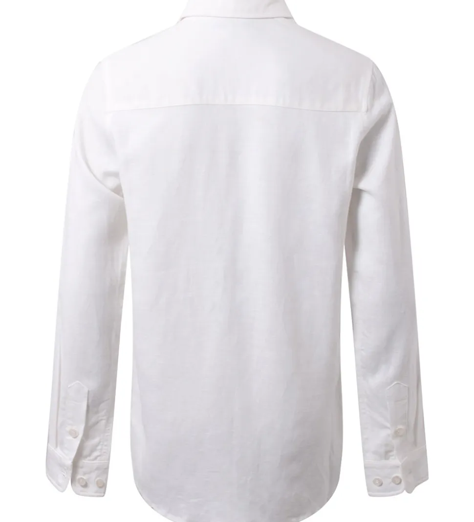 Hound Skjorte - Hør/Viskose - Hvid