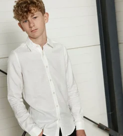 Hound Skjorte - Hør/Viskose - Hvid