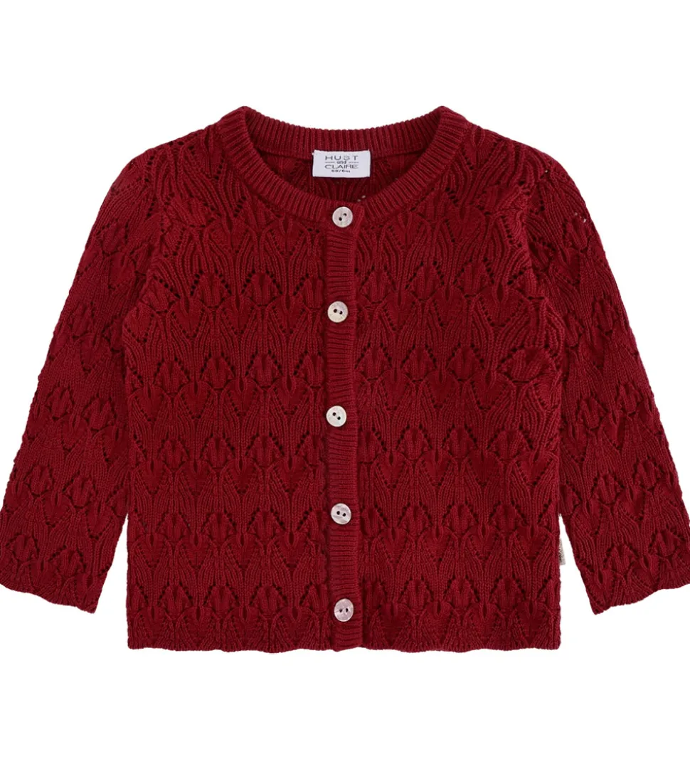 Hust and Claire Cardigan - Strik - HCCilja - Teaberry m. Hulmøns