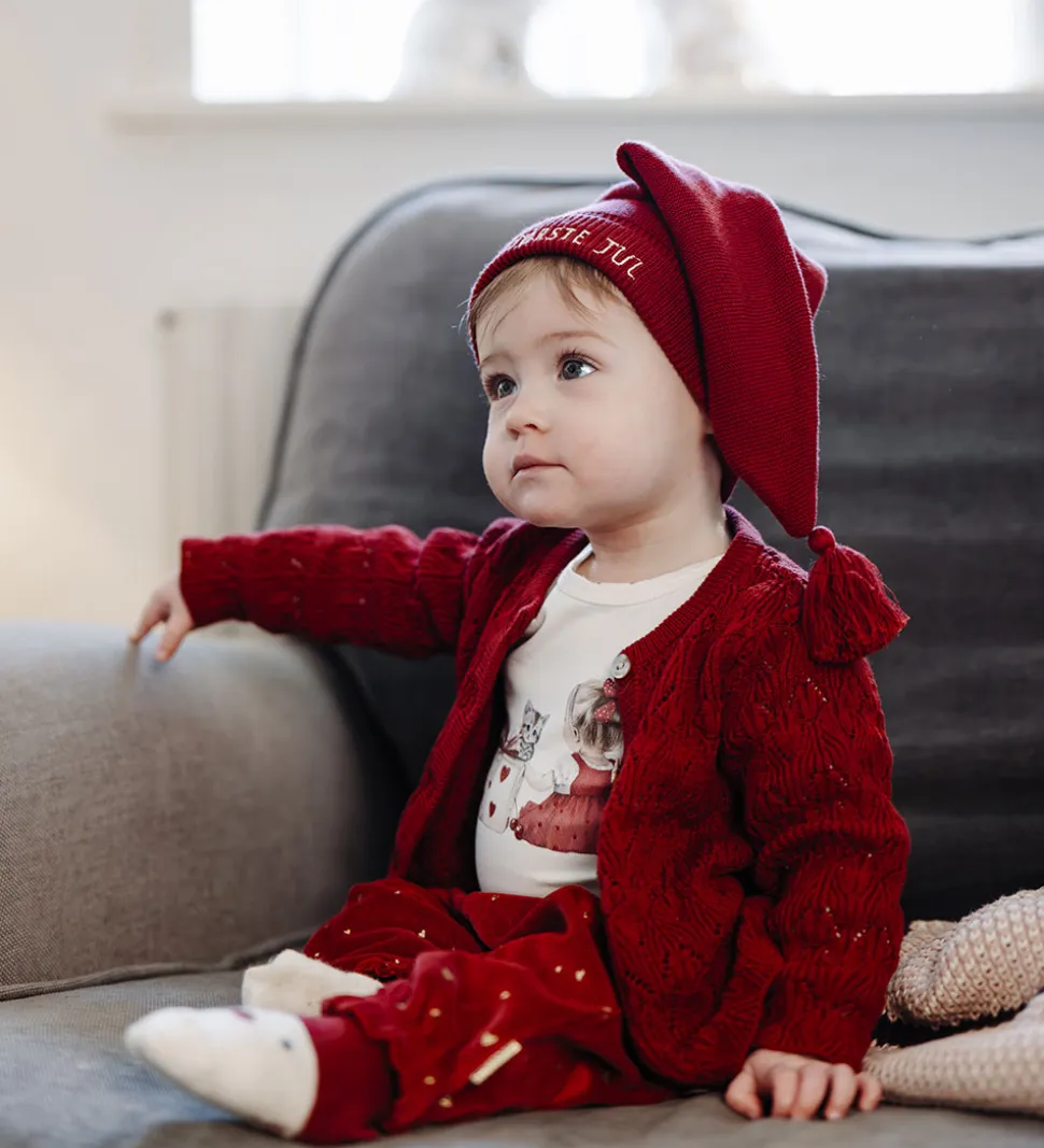 Hust and Claire Cardigan - Strik - HCCilja - Teaberry m. Hulmøns