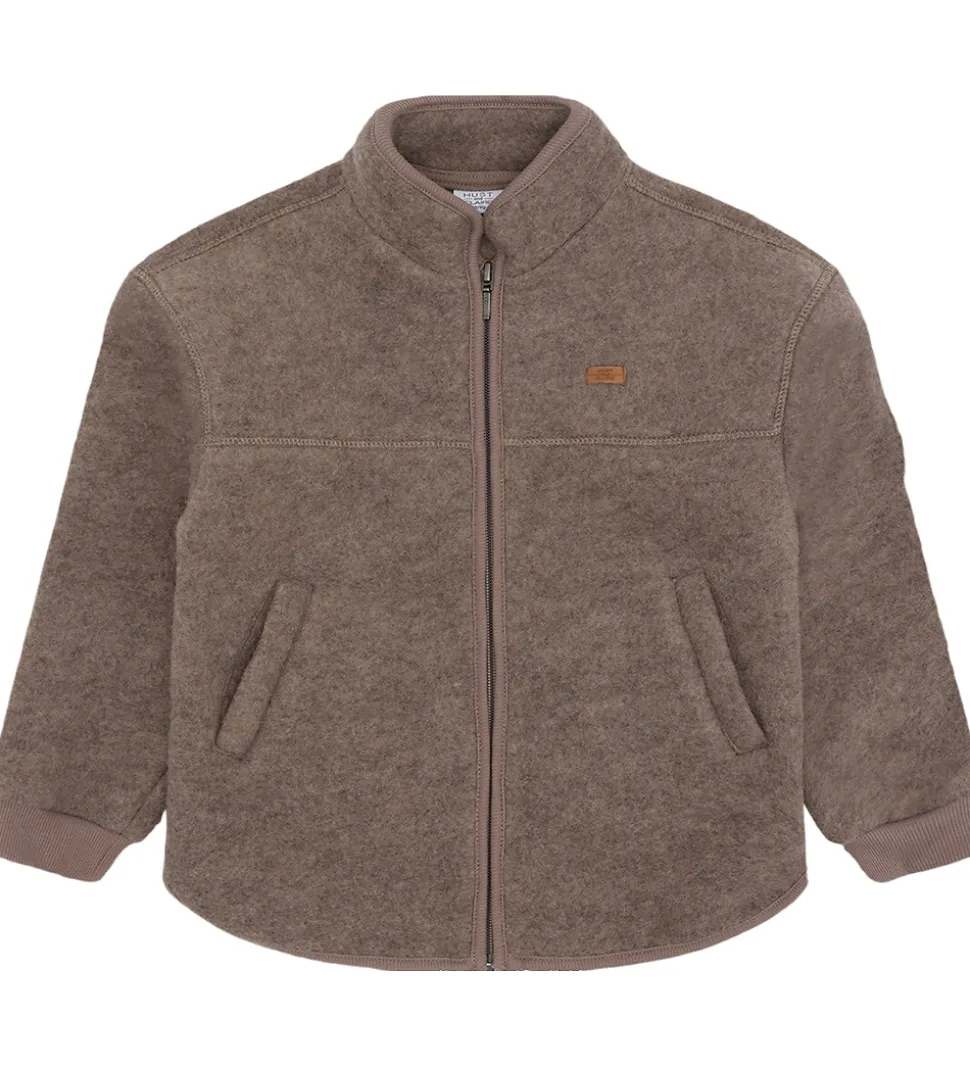 Hust and Claire Fleecejakke - Emi - Uld - Deer Melange
