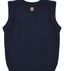 Hust and Claire Vest - Strik - HCPrinco Reindeer - More Navy