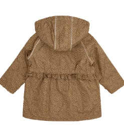 Hust and Claire Vinterjakke - HCObia - Wood Smoke m. Leopard