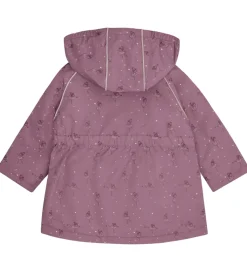 Hust and Claire Vinterjakke - HCObia - Pale Mauve m. Hjerter/Bal