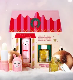 Inuwet Gavesæt - Læbepomade/Neglelak - Strawberry/Papaya