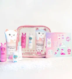 Inuwet Gavesæt - Læbepomader/Håndcreme - Cotton Candy/Cupcake