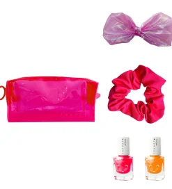 Inuwet Gavesæt - Neglelak/Hårpynt - Neon Pink