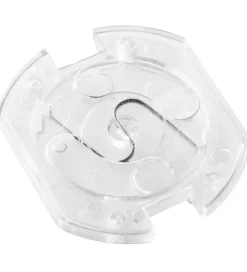 Jippies Stikkontakt-sikringer - Drejelig - 12 stk. - Transparent