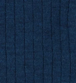 Joha Babyhjelm - Uld - Rib - 2-lags - Mørk Turkis