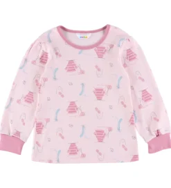 Joha Nattøj - 2-delt - Lyserød m. Print