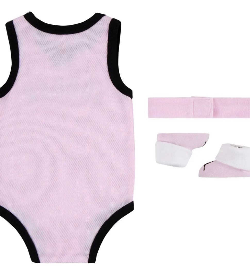 Jordan Gaveæske - Futter/Hårbånd/Body u/æ - Pink Foam/Hvid