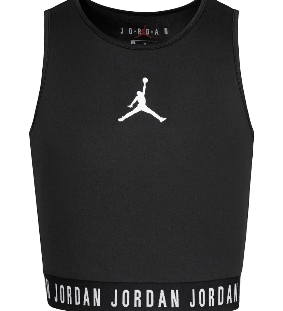 Jordan Sportstop - Dri-Fit - Sort m. Logo